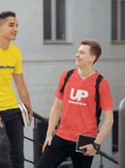 mockup-of-two-college-friends-wearing-t-shirts-34236-r-el2